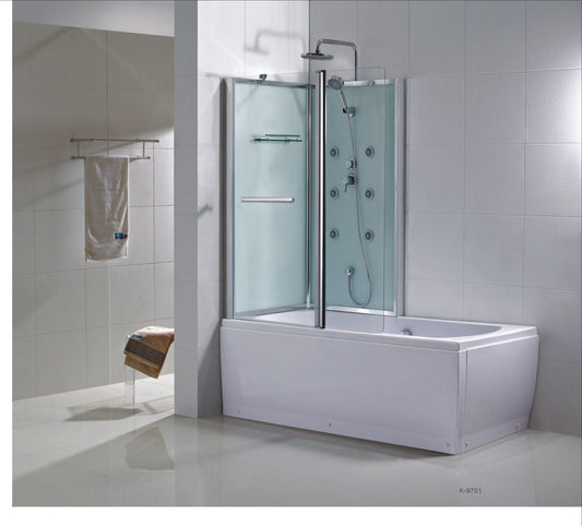 Vanity-Links schlecht/douche 170x85 h 218 Sicherheitsglas 5 mm
