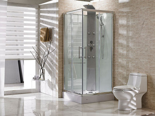 Rainbow Komplett-Dusche Wiesbaden 90x90x218 cm 5 mm