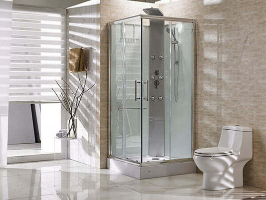 Rainbow Komplett-Dusche Wiesbaden 90x90x218 cm 5 mm