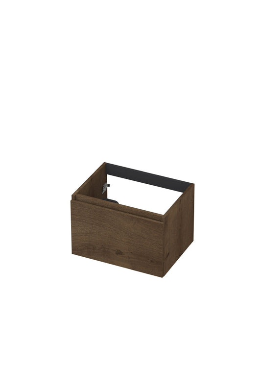 INK Furnier Unterschrank 1L grpl. hölzerne Kehrl. Furnier Schokolade fin 60x45x40 - 1221203