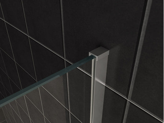 Schlankes Profilsatz mit Stabilisatorstange Wiesbaden 120 cm Chrom