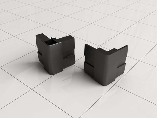 Skyline Cabine Hoekmontage Wiesbaden Zwart