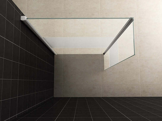 Profil d'angle latéral Wiesbaden avec bande centrale 40x200 cm 10 mm Nano