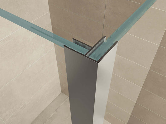 Paroi latérale pour douche à l'italienne Wiesbaden 30X200Cm avec revêtement nano 10Mm