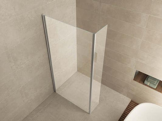 Paroi latérale pour douche à l'italienne Wiesbaden 30X200Cm avec revêtement nano 10Mm
