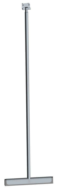 Wiesbaden Luxe Badezimmer Bodenwischer mit Edelstahlaufhängung