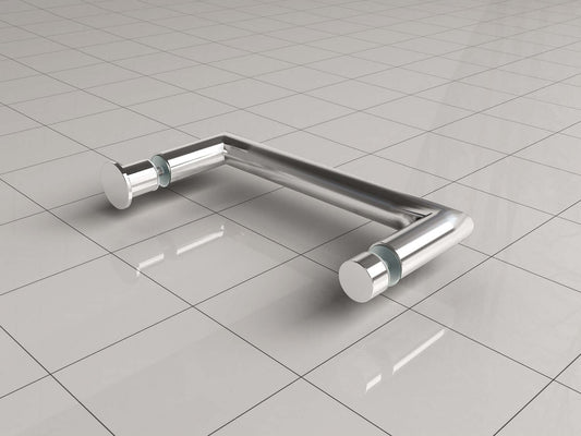 Losse Deurkruk Wiesbaden Type 4 in Chroom