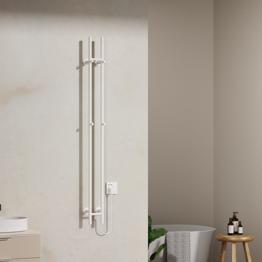 BELRAD Badkamer radiator staafmodel elektrisch – Dubbel