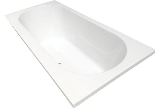 Portus Bad Duo Wiesbaden Einbau 180X80X50 Cm in Weiß