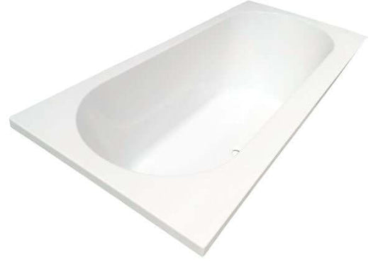 Portus Bad Duo Wiesbaden Inbouw 190x90x50 cm Wit