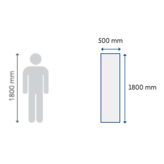 BELRAD Vlakke verticale radiator T20