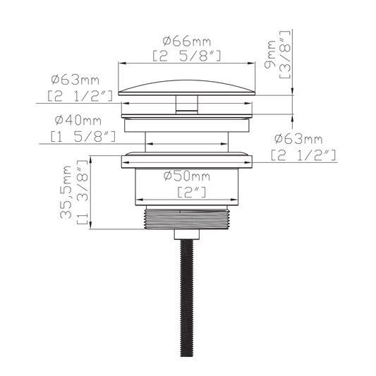 UNIFORMA afvoerplug – Altijd open