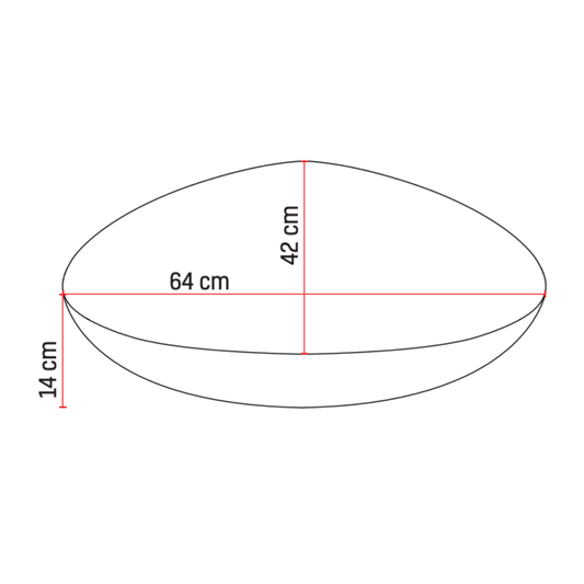 ALONI Corona Solid Surface Wastafel