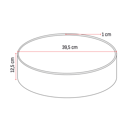 ALONI Solid Surface Opbouw Waskom