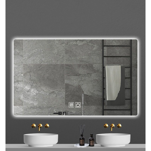 ALONI QUEEN LED-SPIEGEL MET VERWARMING & ANTI-CONDENS (80x60CM)