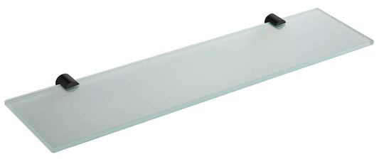 Wiesbaden Ida Glasplanke 52x14 cm in Schwarz