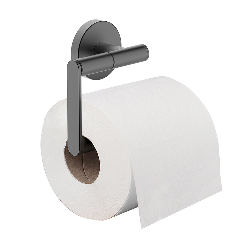 Alonzo Toiletrolhouder Wiesbaden zonder Ventiel in Gunmetal