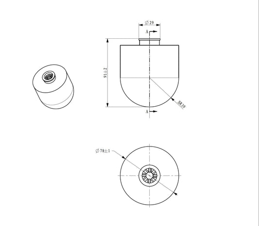 Austauschbürste Wiesbaden Alonzo in Schwarz