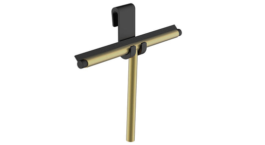 Alonzo Scheibenwischer Wiesbaden mit flexiblem Glashaken in gebürstetem Messing