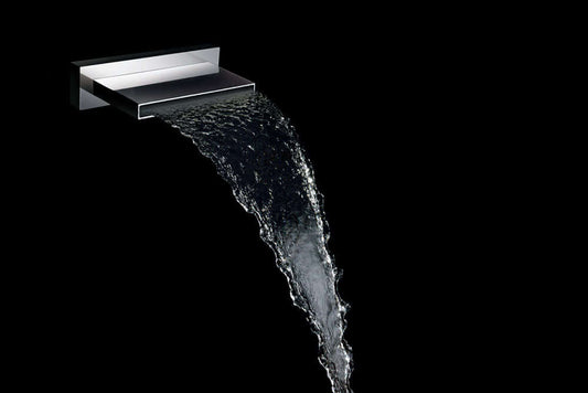 ABS Baduitlauf mit Wasserfall Wiesbaden 20X2,2 Cm in Chrom