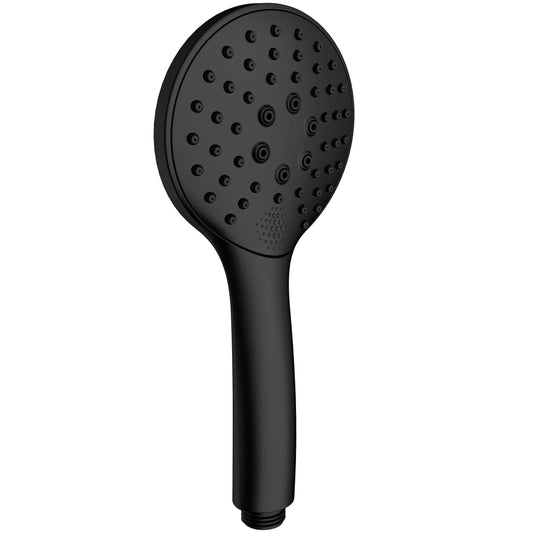 Intelligente ABS-Handbrause Wiesbaden 3 Stufen in Matt-Schwarz