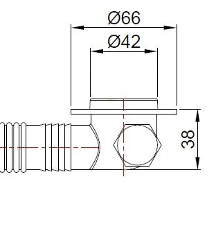 Caral Badafvoer Wiesbaden avec combinaison de trop-plein et fonction de remplissage de baignoire (hors partie de finition)