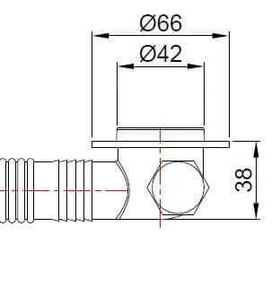 Caral Badafvoer Wiesbaden met Overloopcombinatie en Badvulfunctie (Exclusief Afwerkingsdeel)