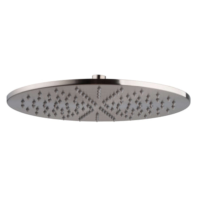 UniMatch hoofddouche rond 30 x 0,8 cm geborsteld staal PVD