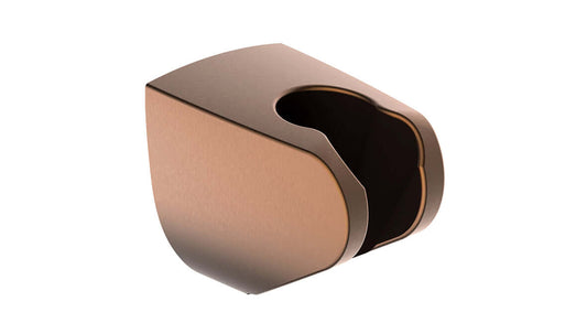 Caral Kunststoff wandmontierte Handbrausehalterung Wiesbaden gebürsteter Bronze Kupfer