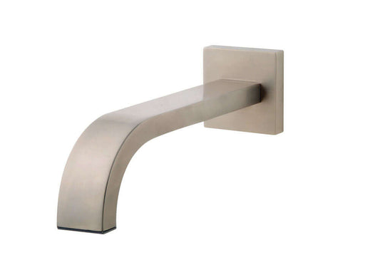 Quadratischer Einbauauslauf Wiesbaden 30Cm 1/2" in Edelstahl