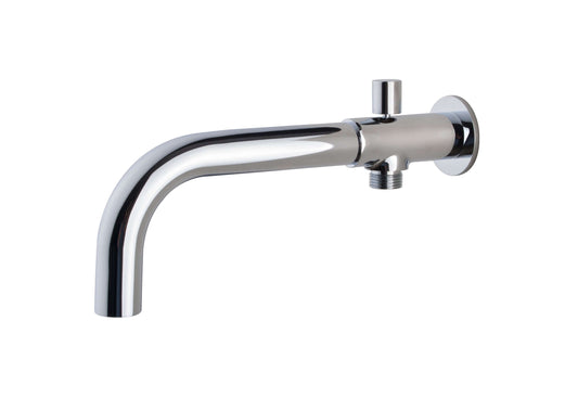 Einbaubadauslauf Wiesbaden mit Umstellung 24 Cm 1/2 Zoll Chrom