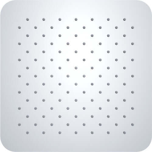 Wiesbaden Rombo Ufo Vierkant 30 cm Ultra Flach Kopfbrause Edelstahl Optik