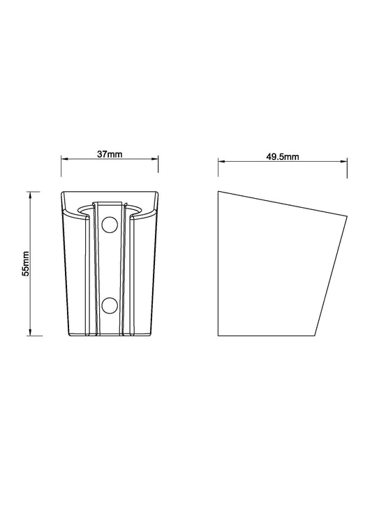 Losse Handduschhalter Wiesbaden Kunststoff Gebürstetes Kupfer
