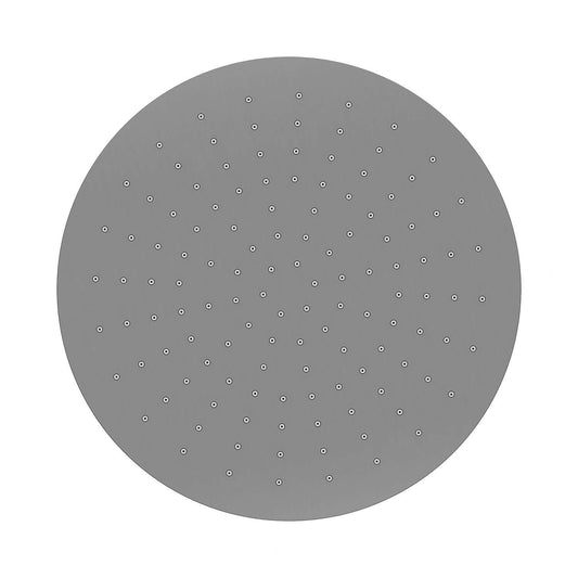 Luxe runde Kopfbrause Wiesbaden 30 cm in Gunmetal