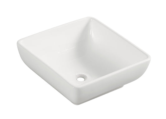 Piazza Wastafel Wiesbaden 40X40X15Cm in Keramiek Wit