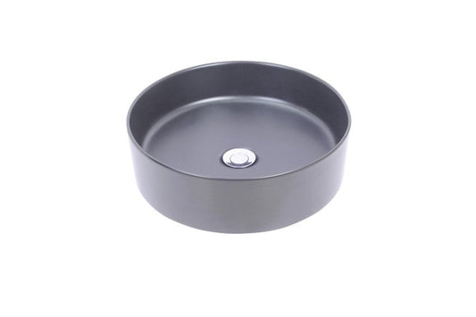 Link Design Ronde Wastafel Wiesbaden 40 cm Zwart