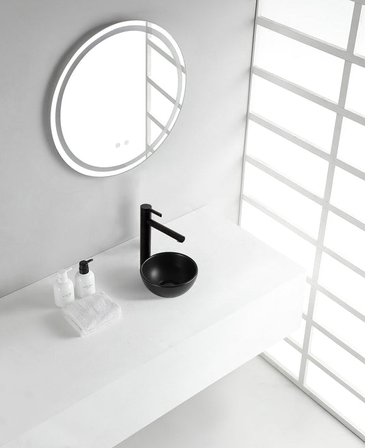 Consilio Opzetwastafel Wiesbaden 20X20X9 Cm in matzwart