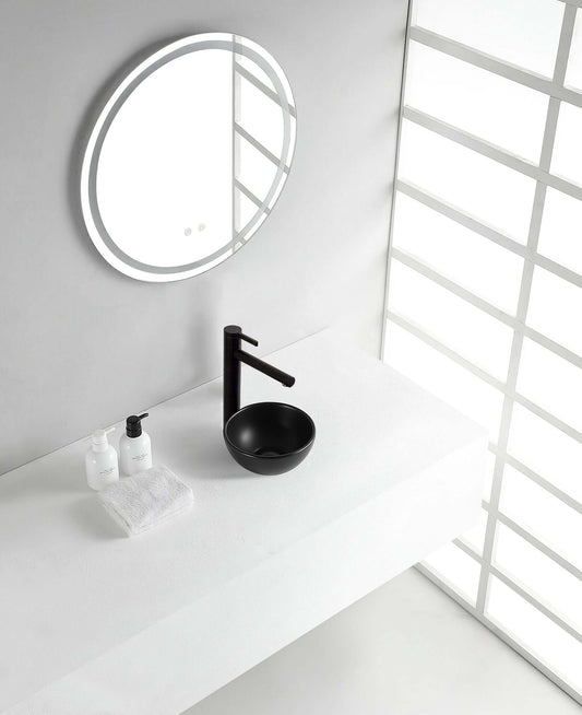 Consilio Opzetwastafel Wiesbaden 20X20X9 Cm in matzwart