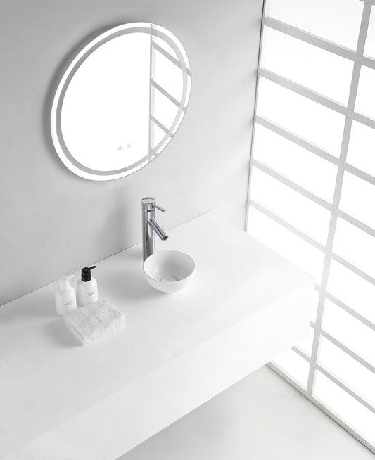 Consilio Wastafelblad Wiesbaden 20x20x9 cm Mat Wit