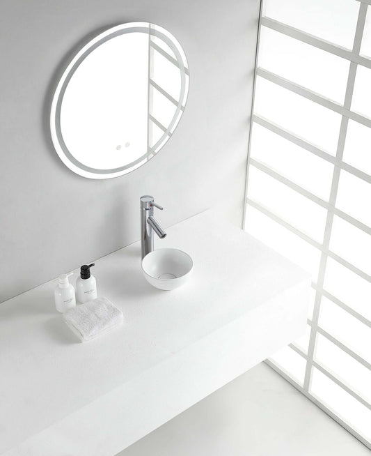 Consilio Wastafelblad Wiesbaden 20x20x9 cm Mat Wit