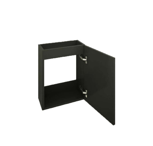 Marmaris Fontänenkasten Wiesbaden 40 Cm Exklusiv Oberplatte in Matt Schwarz