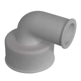 Riko Valpijpsok Wiesbaden in rubber, wit