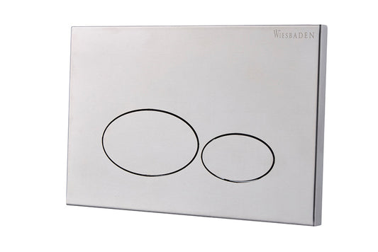 X32 Druckplatte für Einbauspülkasten Wiesbaden gebürsteter Stahl