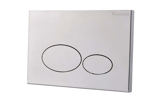 X32 drukplaat voor inbouwreservoir Wiesbaden geborsteld staal