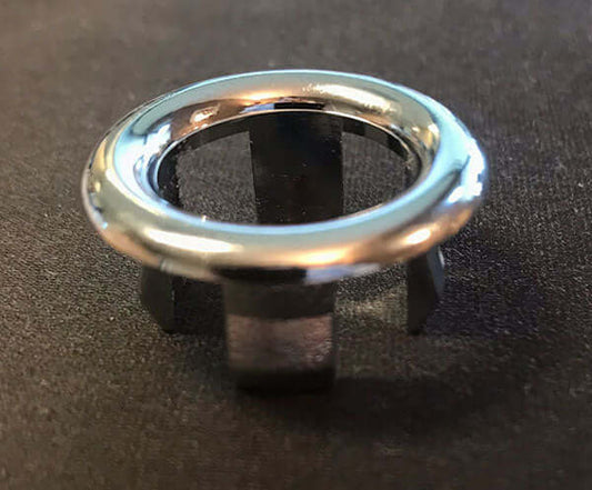 Overloopring Wiesbaden Chroom Kunststof Ring voor Wastafels