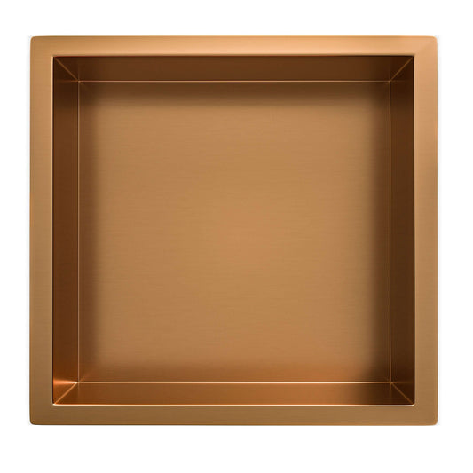 Novi Einbaunische Wiesbaden 30X30X10Cm in gebürstetem bronzekupfer