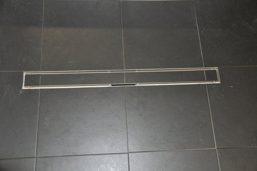 RVS Tegelrooster voor Wiesbaden Douchegoot 70X7 cm, omkeerbaar en gemaakt van roestvrij staal.
