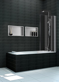 RVS Inbouwnis Wiesbaden 30X60X10 Cm