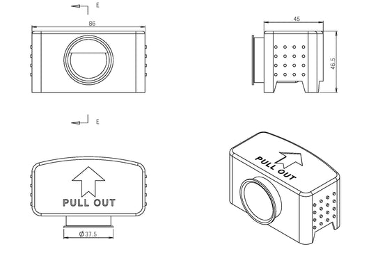 Insert siphon amovible en acier inoxydable Wiesbaden pour évacuation de douche de la 3e génération