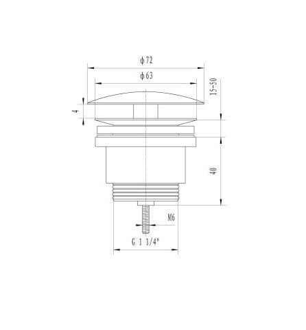 Mattschwarzes Brunnen-Set Wiesbaden Farbe Chrom (Wasserhahnanschluss Links)